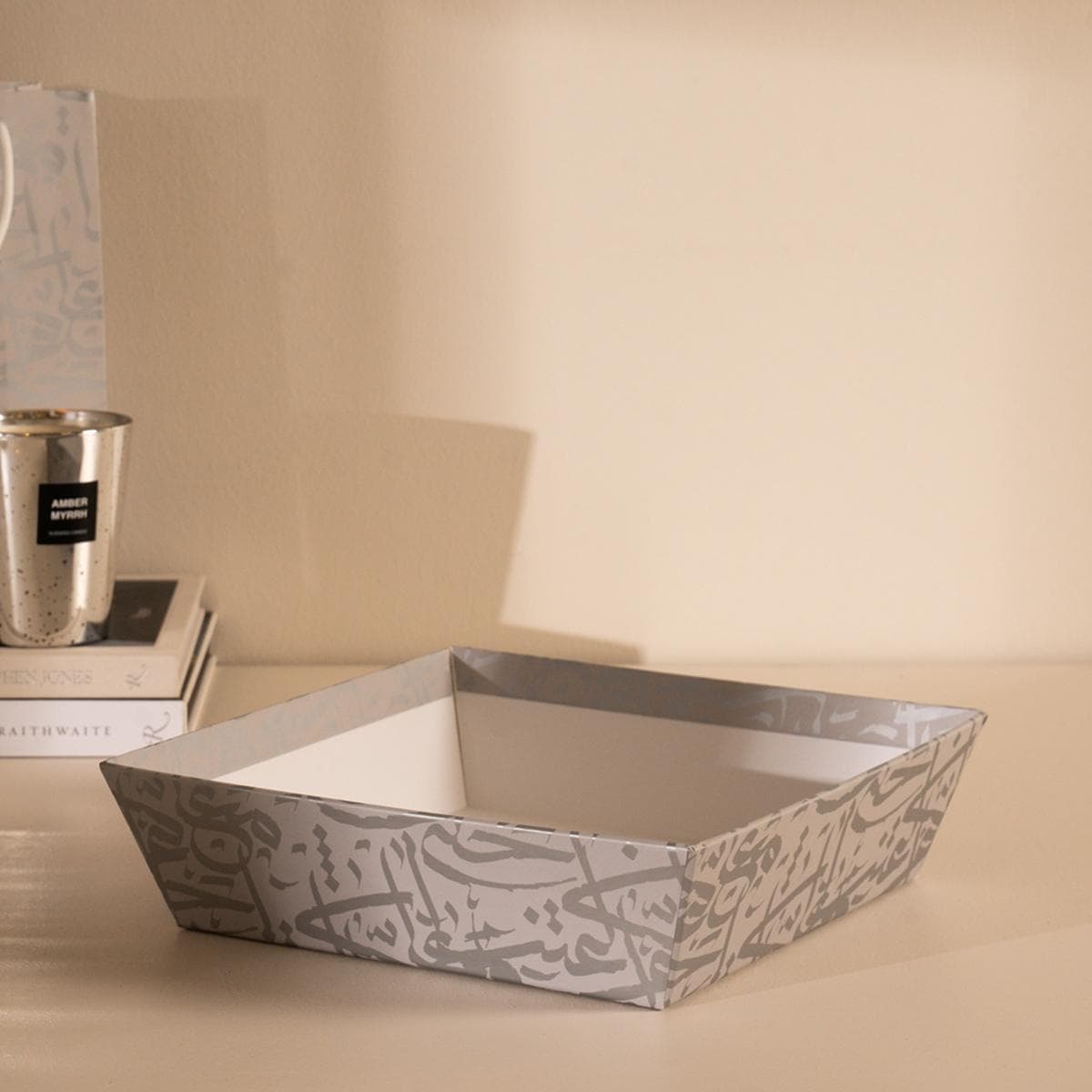 Durr Tray Box Grey/Silver 45X30 cm