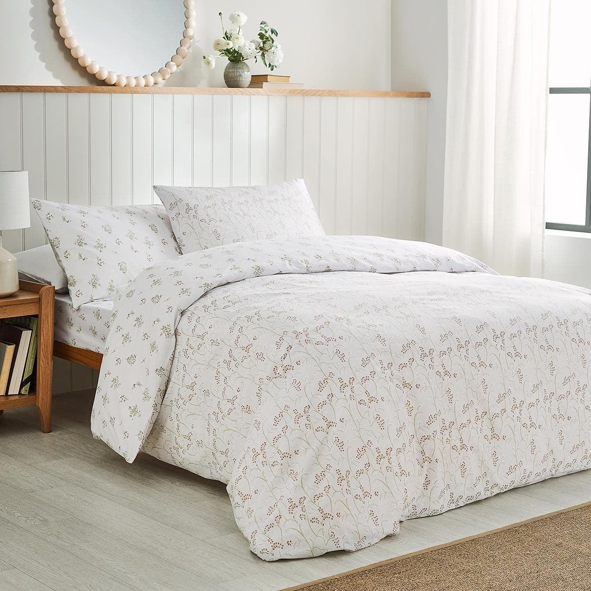 Chloe Printed 3Pcs Duvet Cover Set Beige 220X240 cm 