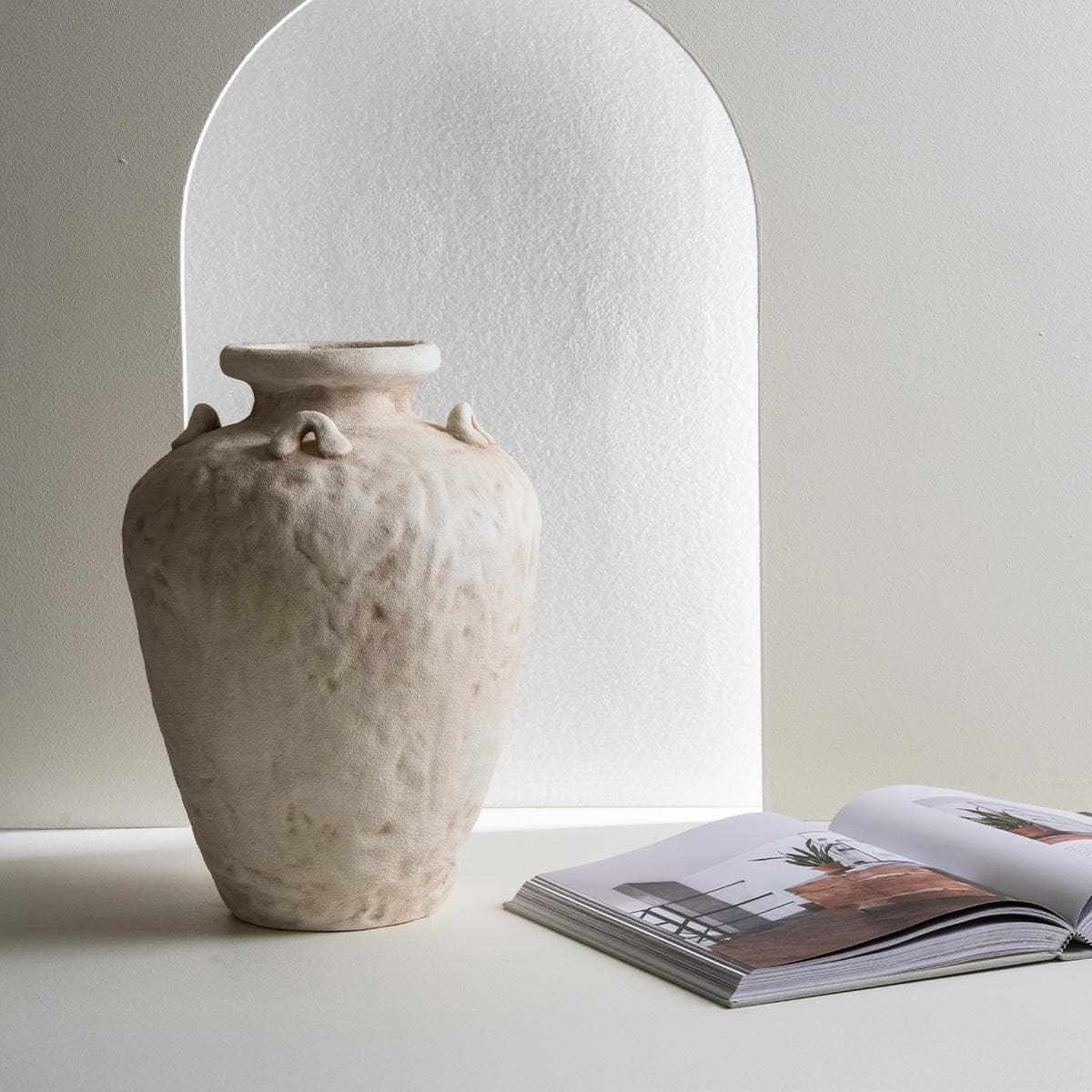 Natty Vase White 26X26X35.8 cm