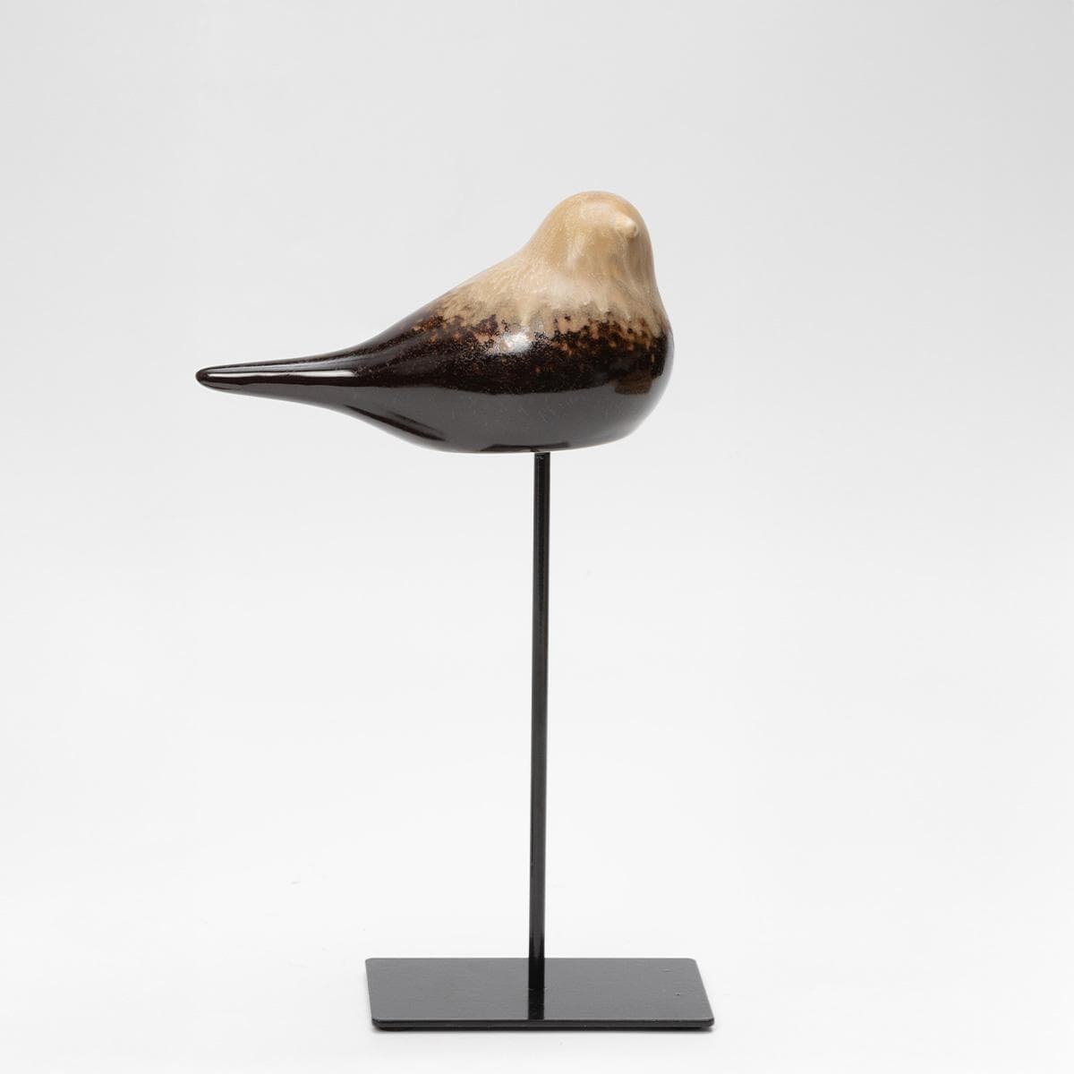 Birdie Dolomite Stand Deco Brown 13.5X6.5X7 cm