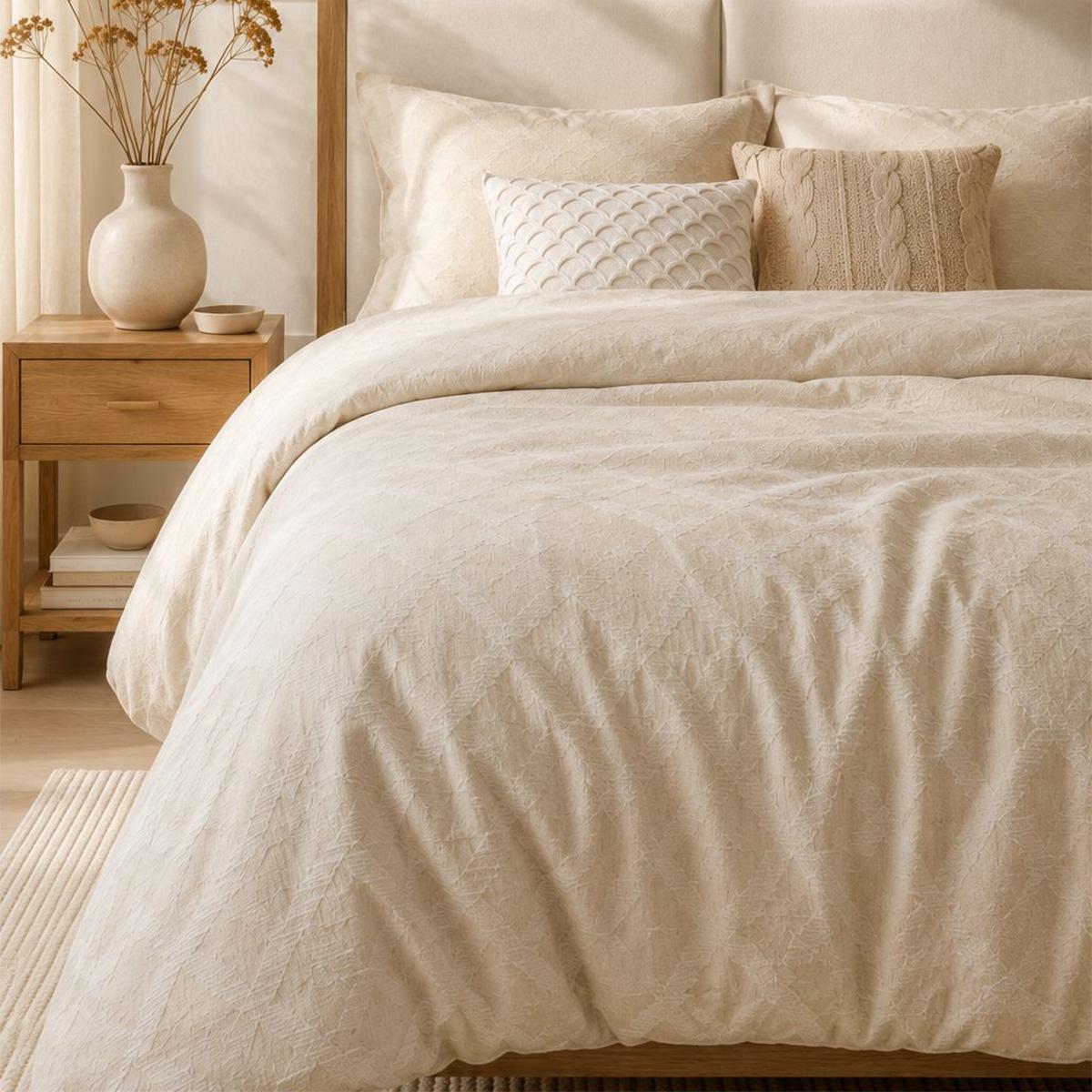 North Comforter Set 5Pcs Beige 180X220 cm