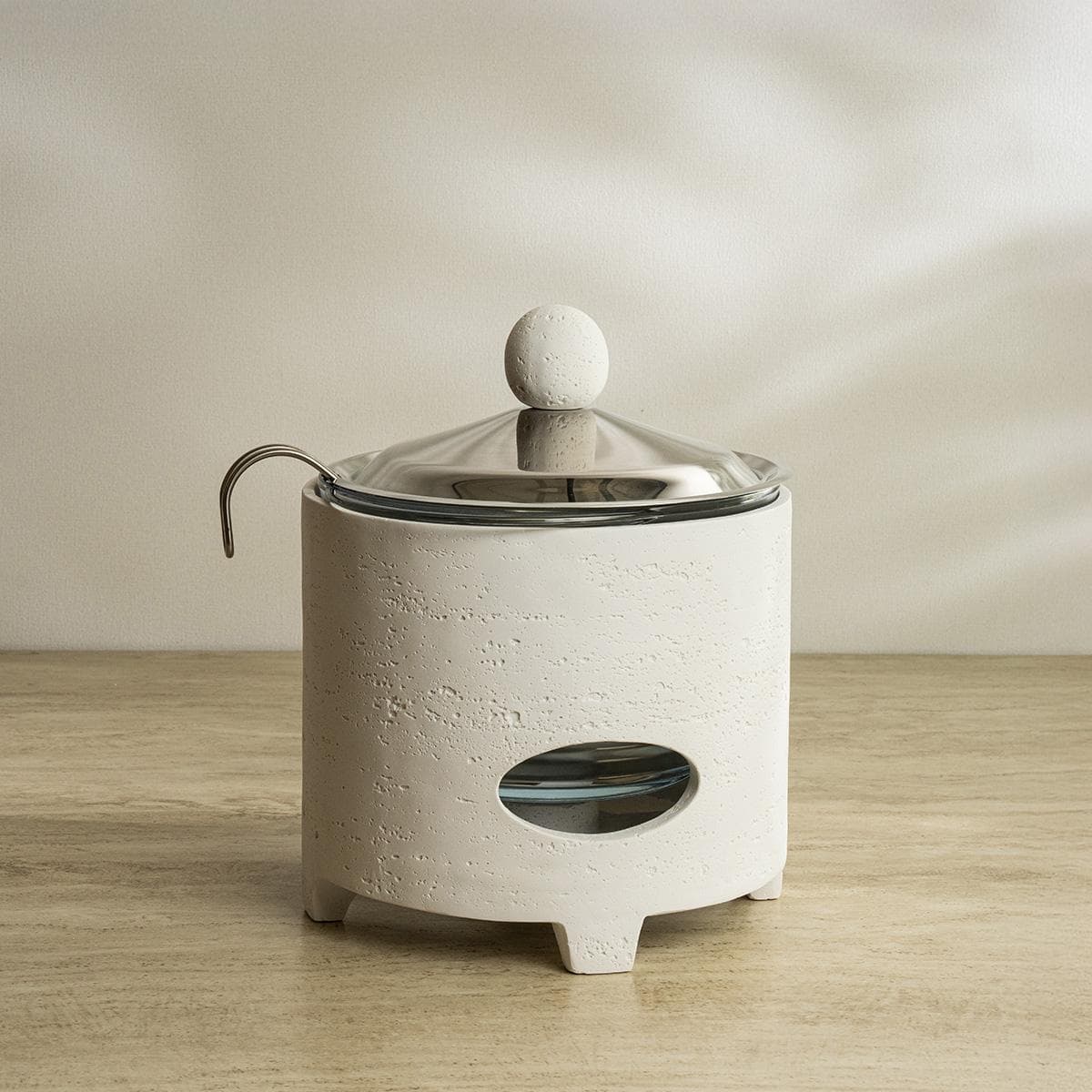 Tall Soup Warmer White 25X26.5 cm
