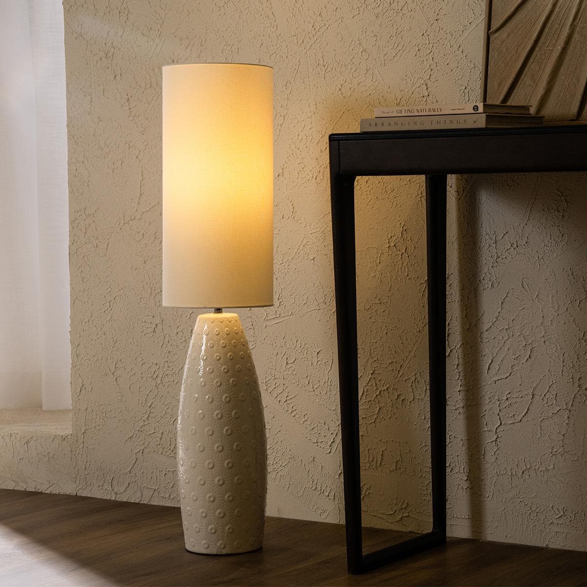Spring Floor Lamp White D25X100H cm