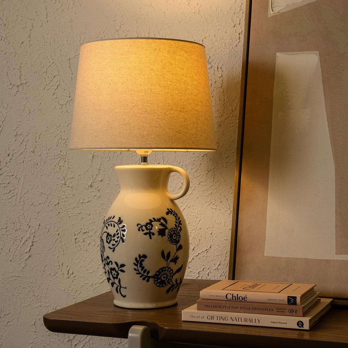 مصباح طاولة جاردين بيج بقُطر 30×ارتفاع 52 سم