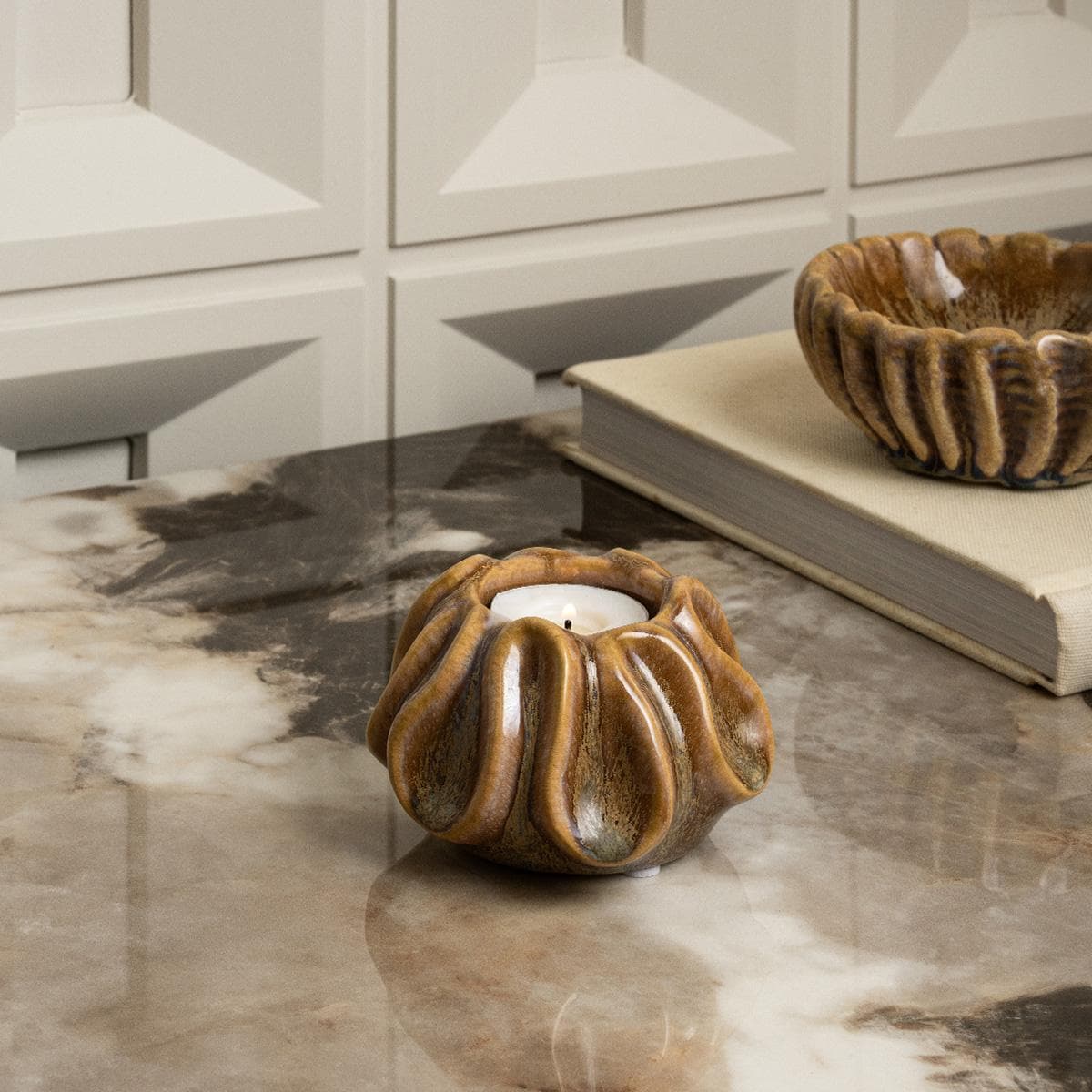 مزهرية دازا أخضر فاتح 9.8×9×6 سم