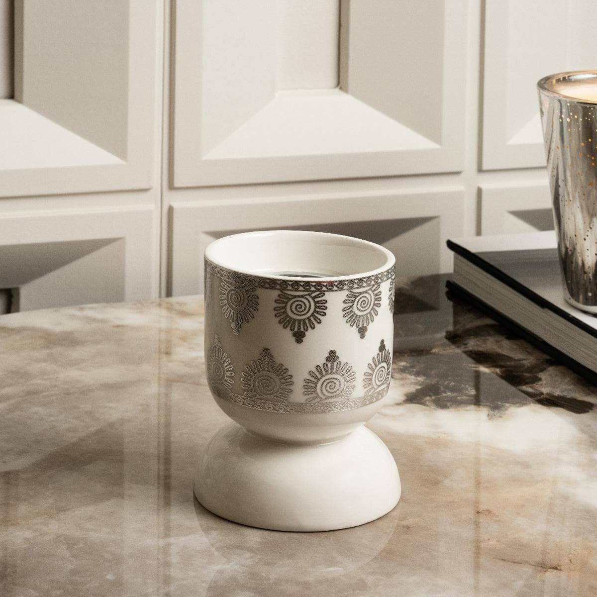 Nashil Ceramic Mubkhar Silver