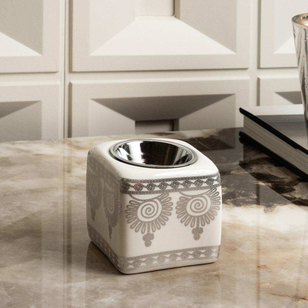 Nashil Mubkhar Silver Ceramic