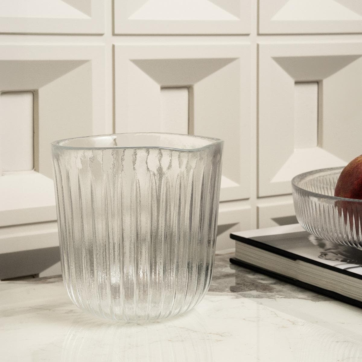 Flint Glass Vase Clear 16X16X15 cm