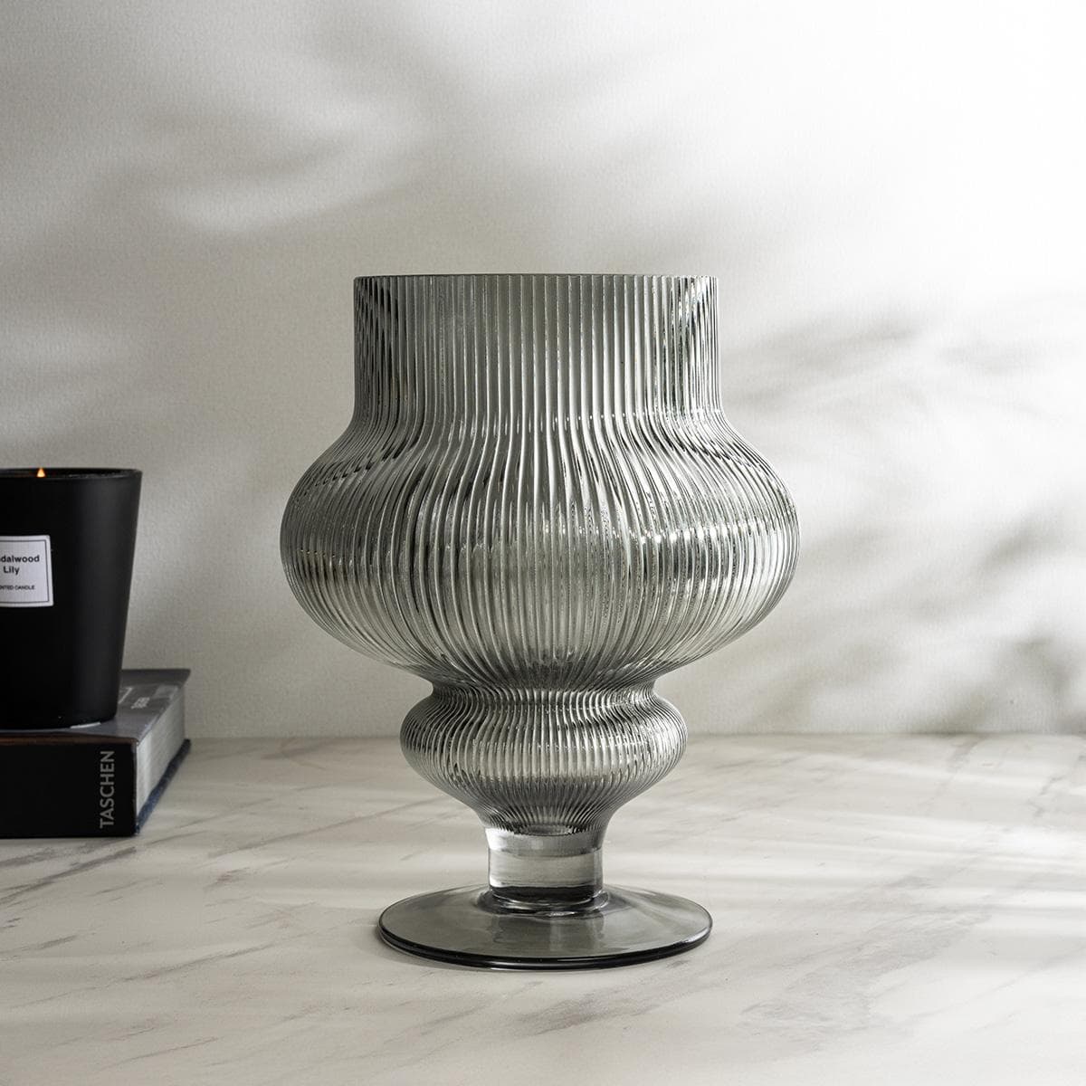 Parris Glass Vase Clear 25X25X32 cm