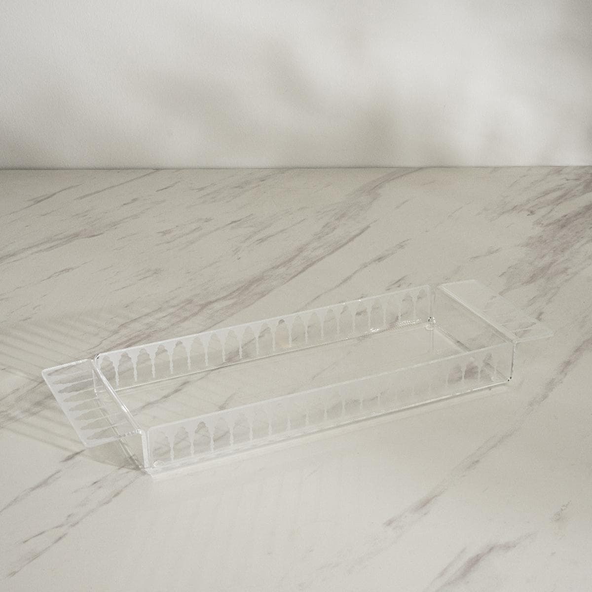 Aqwas Acrylic Tray White 46X15 cm