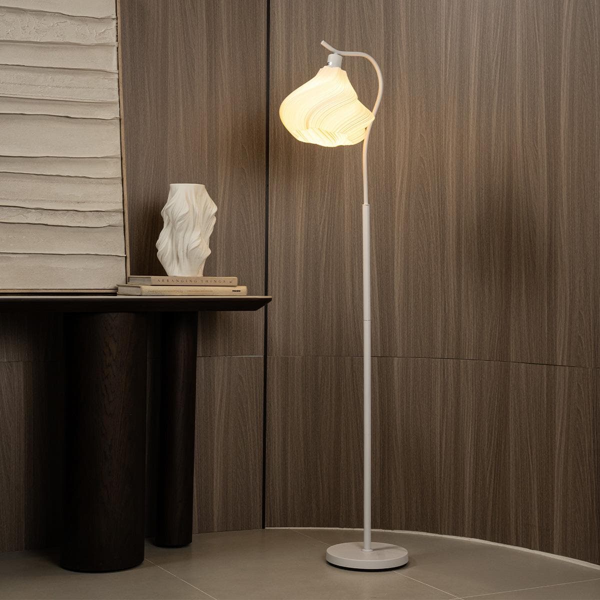 Diva 3D Floor Lamp White 156 cm