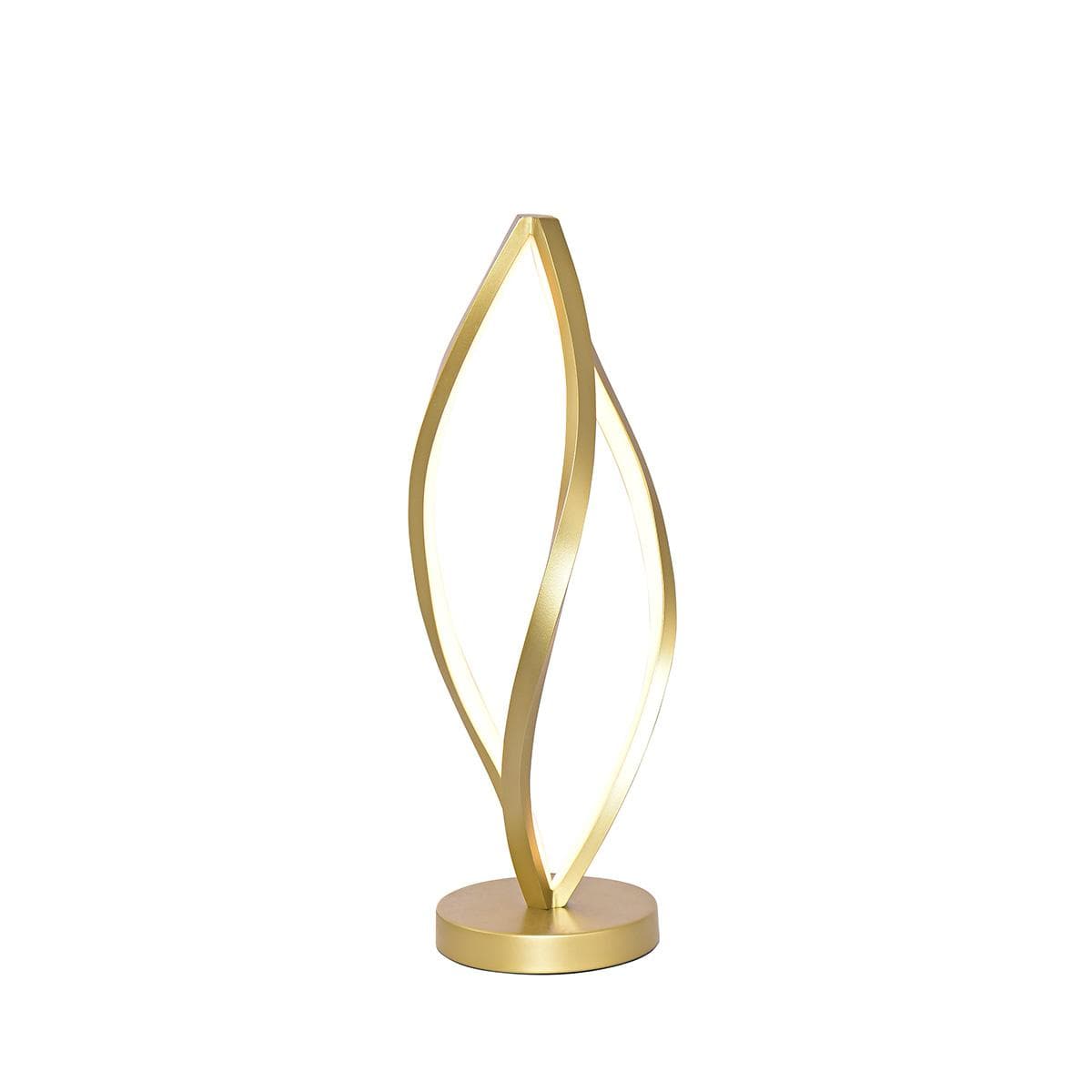 Orb LED Table Lamp Gold Height 42 cm