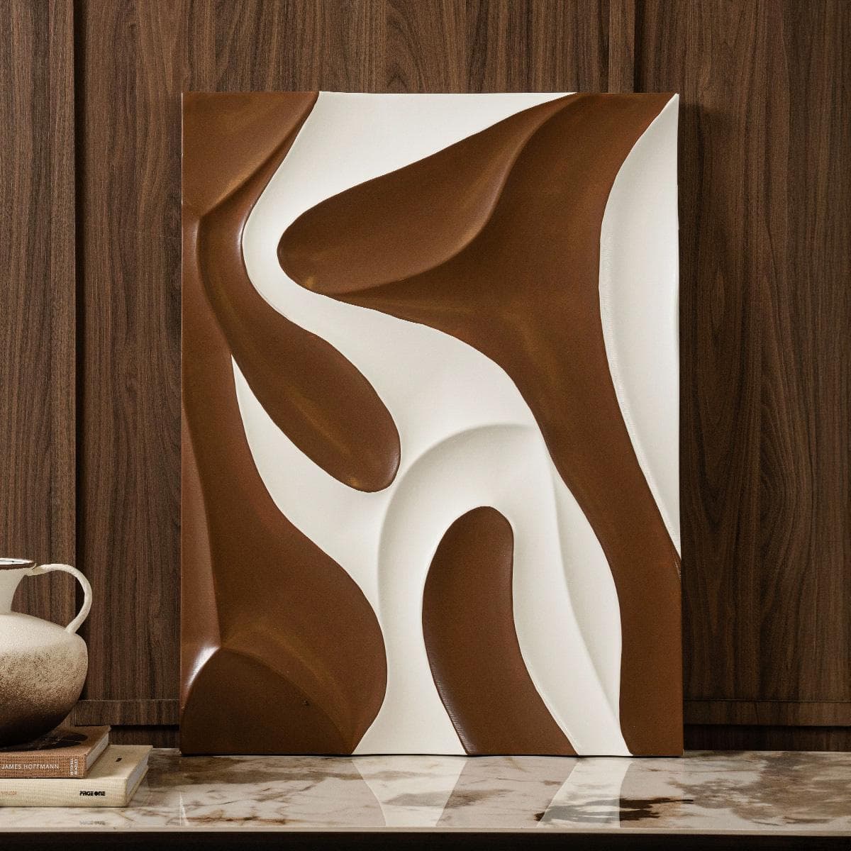 Ora Wall Art Brown/White 59.7X79.8 Cm