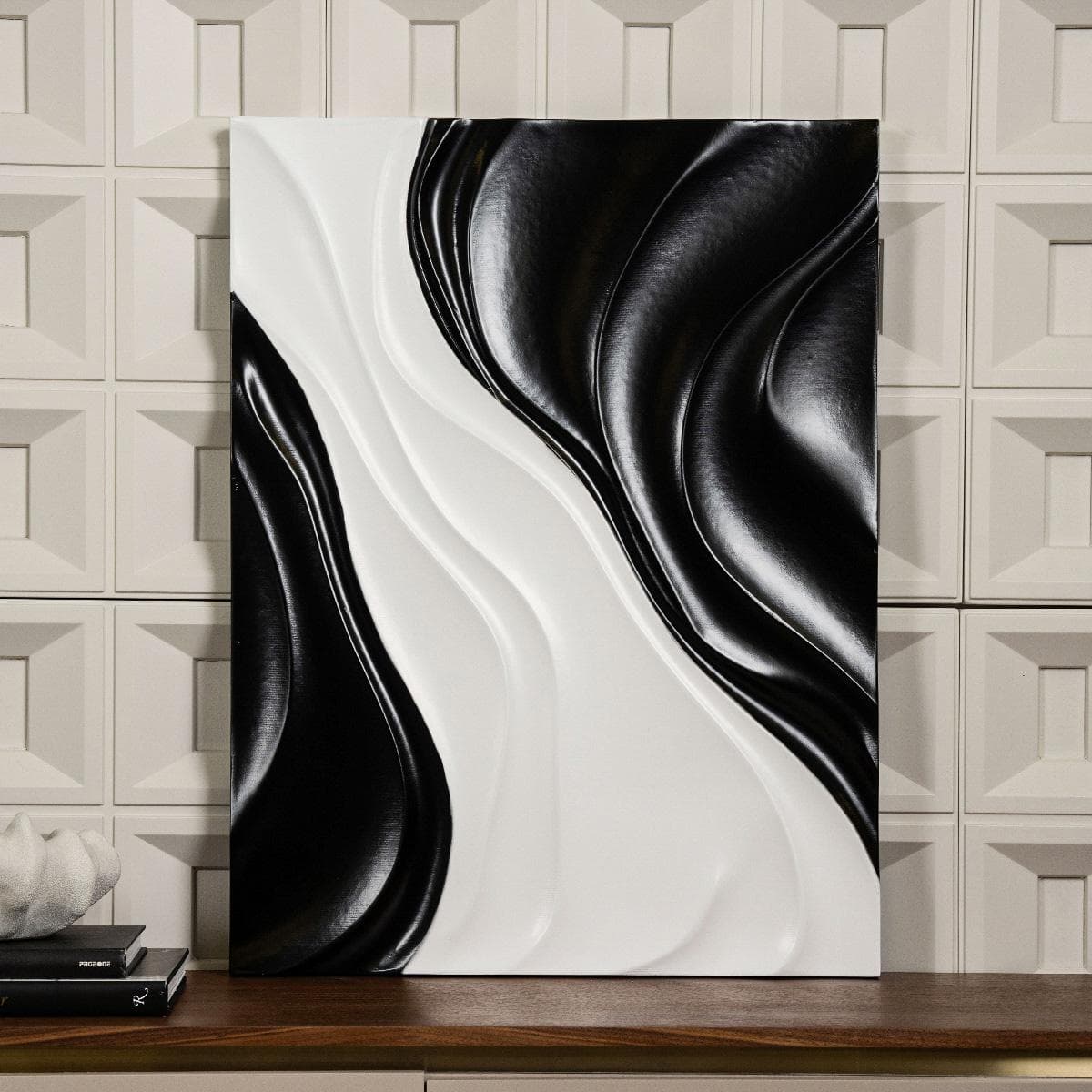 Nami Wall Art Black/White 59.7X80 Cm