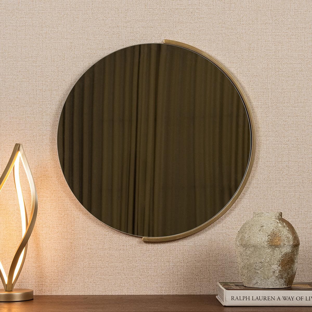 Mirae Mirror Gold 59.4X61 Cm
