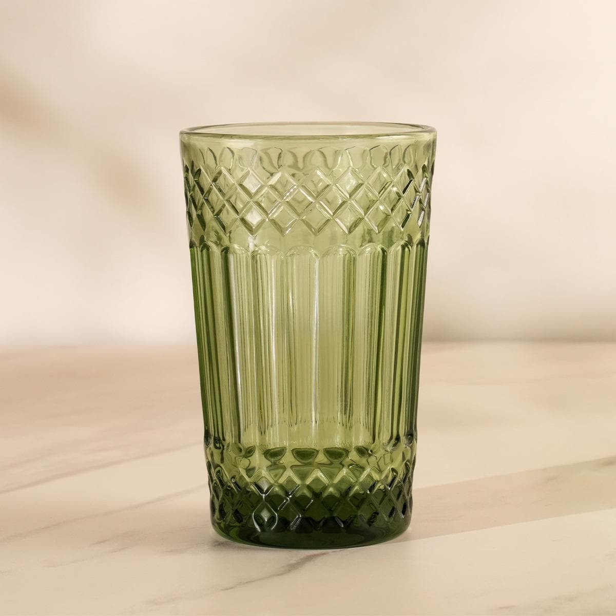 Lian Tall Tumbler Set 6Pcs Green 8.2X13 cm