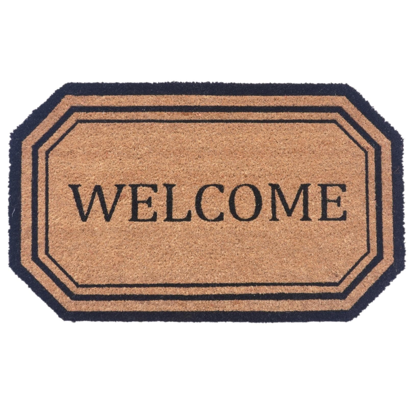 Welcome I Printed Doormat Natural 45X75 cm