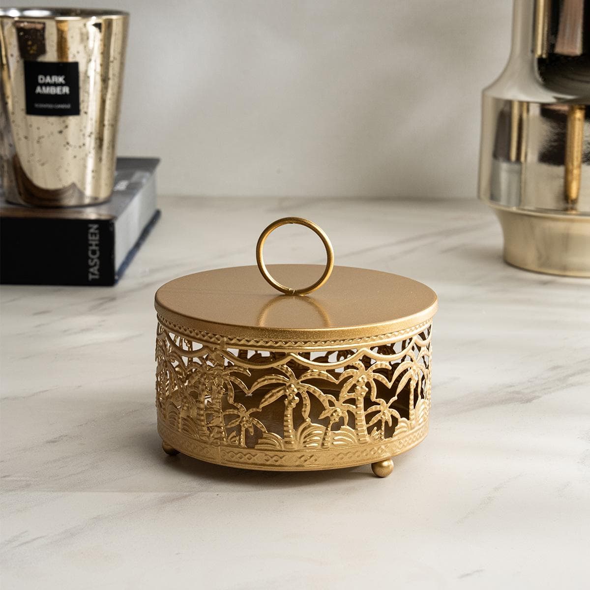 Cristy Box Gold 12.5X12.5X11 cm