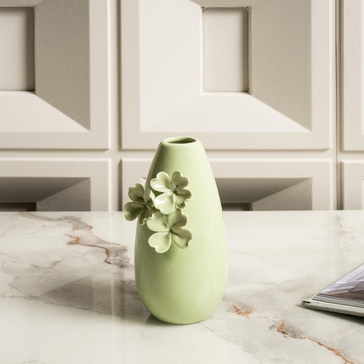 Fiona Vase Green 6X6X12 cm