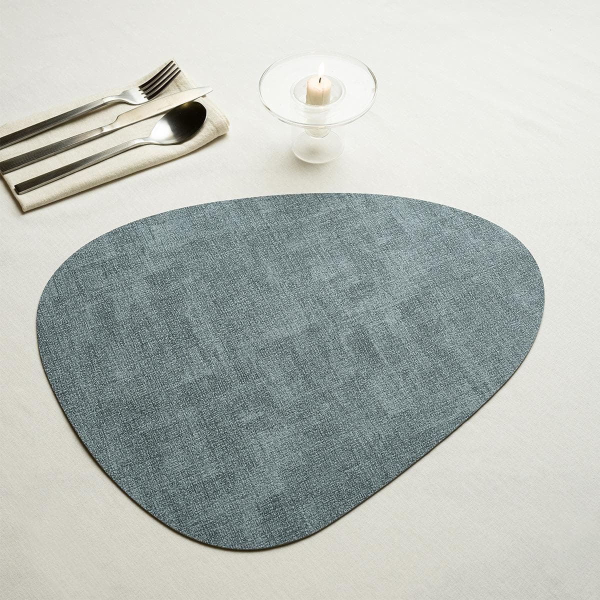 Bud PVC Placemats Set 6Pcs Blue 37X44 cm