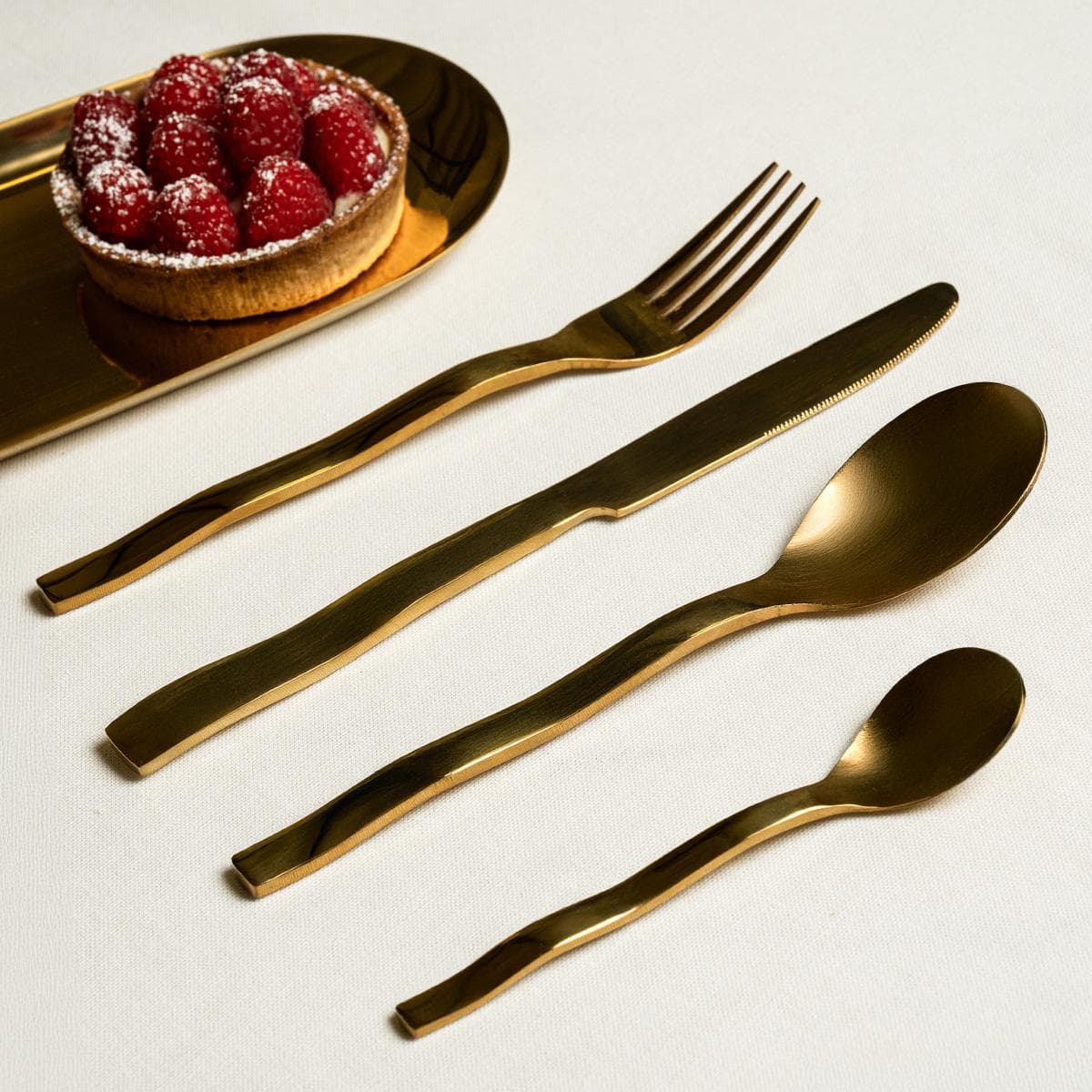 Dune Cutlery Set 24Pcs Gold