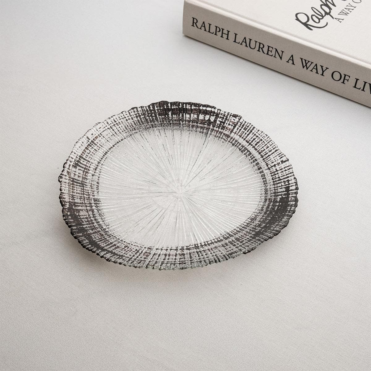 Angle Side Plate Brown 21X2 cm