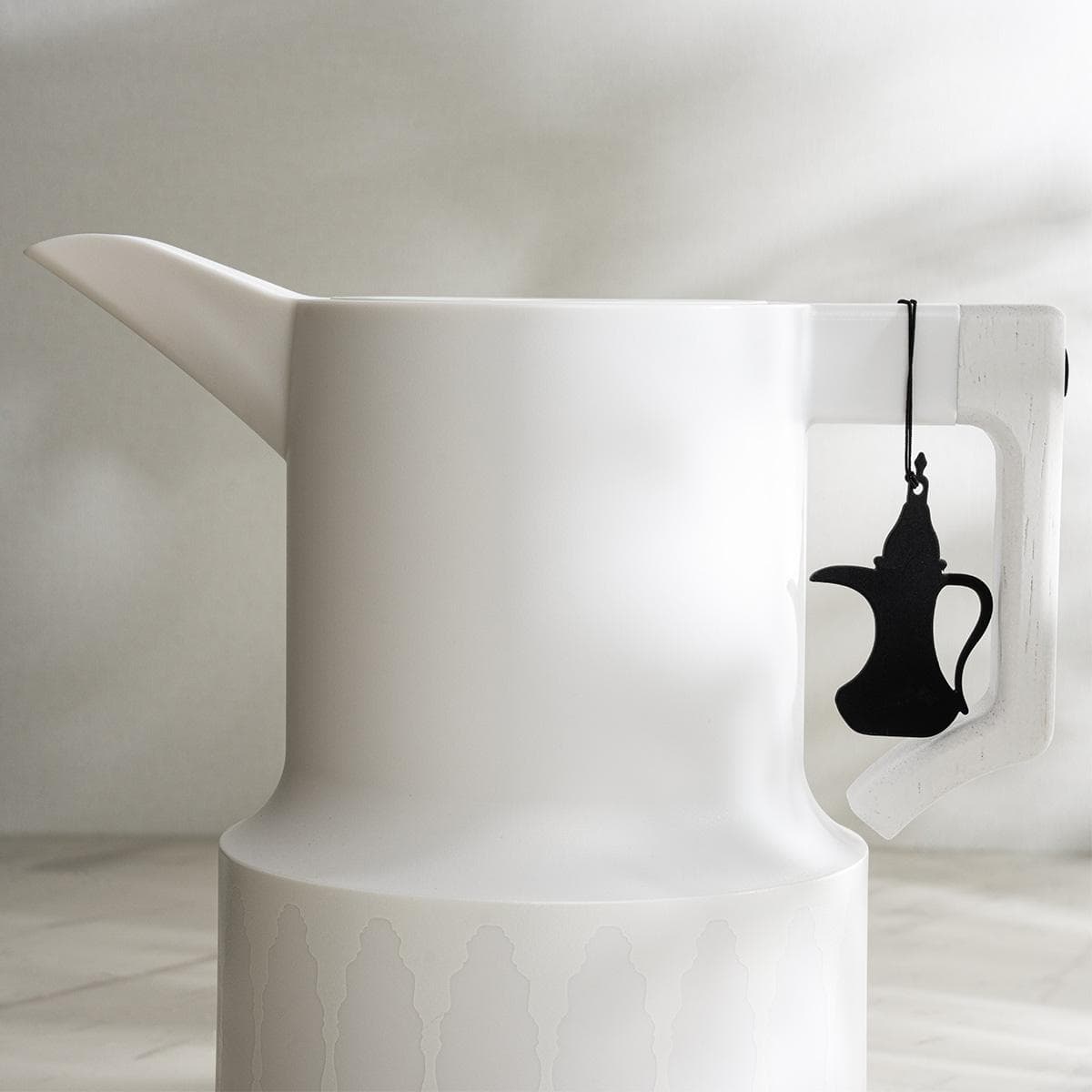 Hadid Metal Coffee Tag Black 4X6 cm