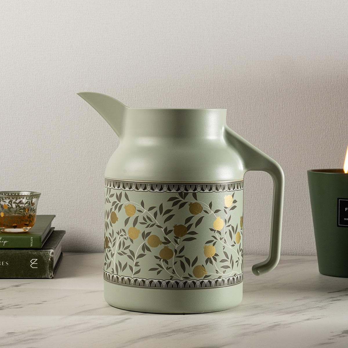 دلّة قهوة رومانا أخضر 1.5 لتر