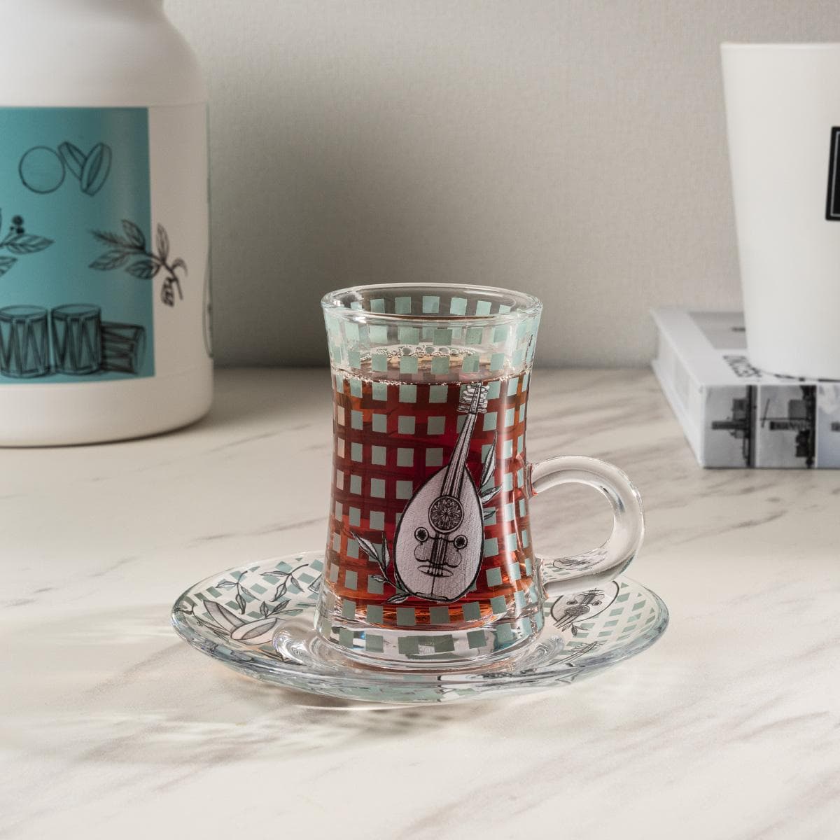 Musica Istikana Set 6Pcs Blue/Green