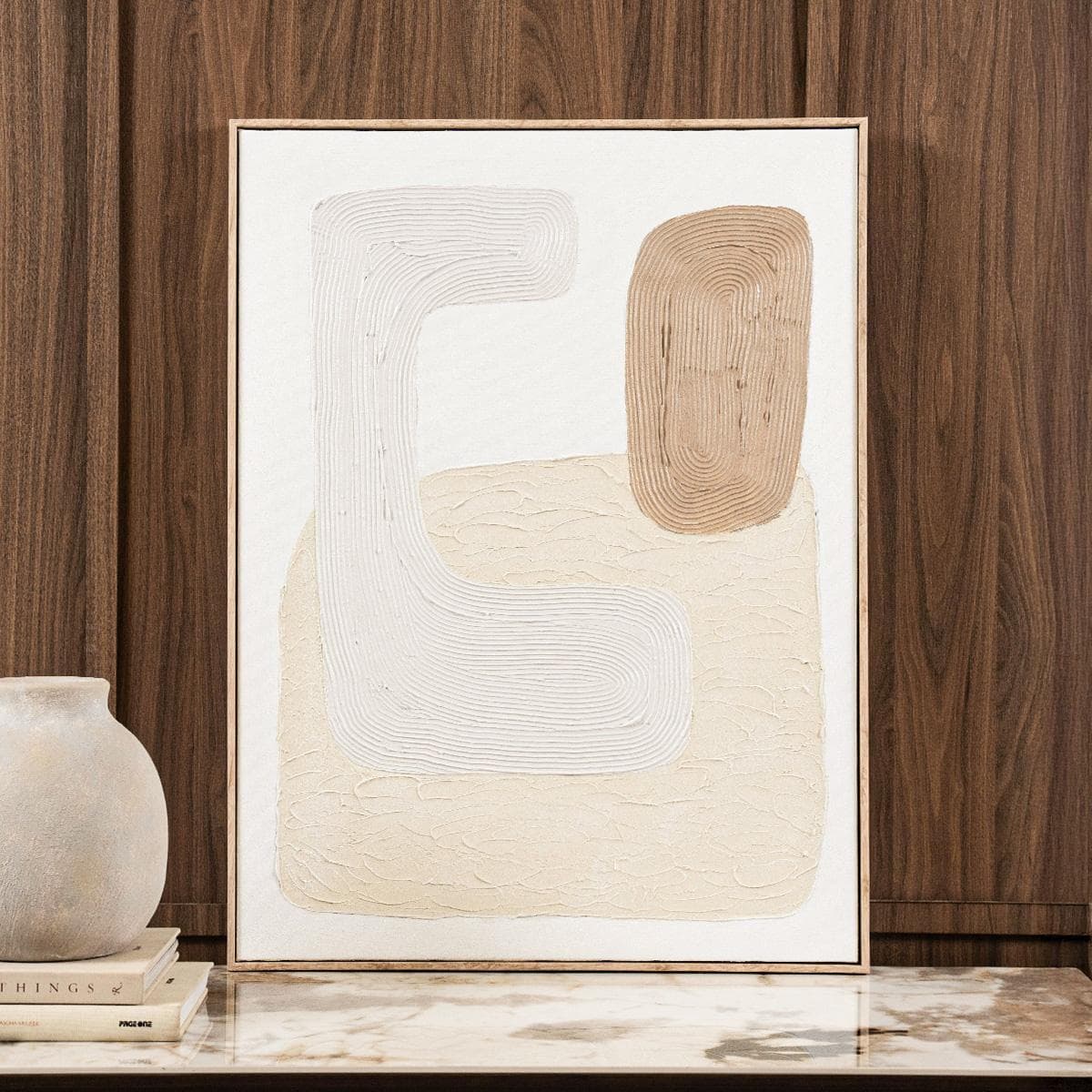  لوحة فنية بإطار كو بيج 60×80 سم 