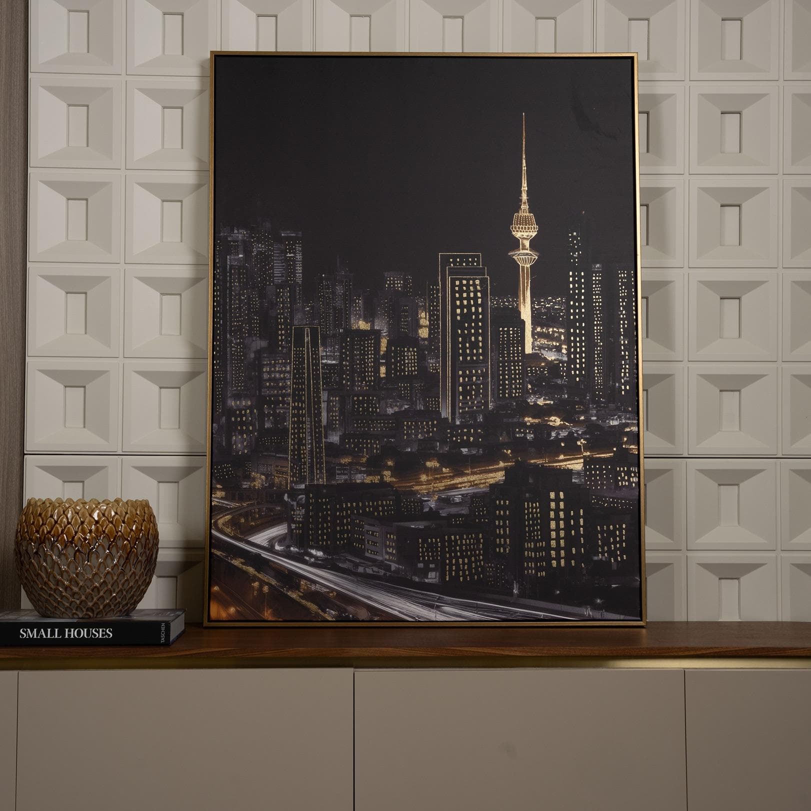 Skydara Framed Art Black 90X120 Cm