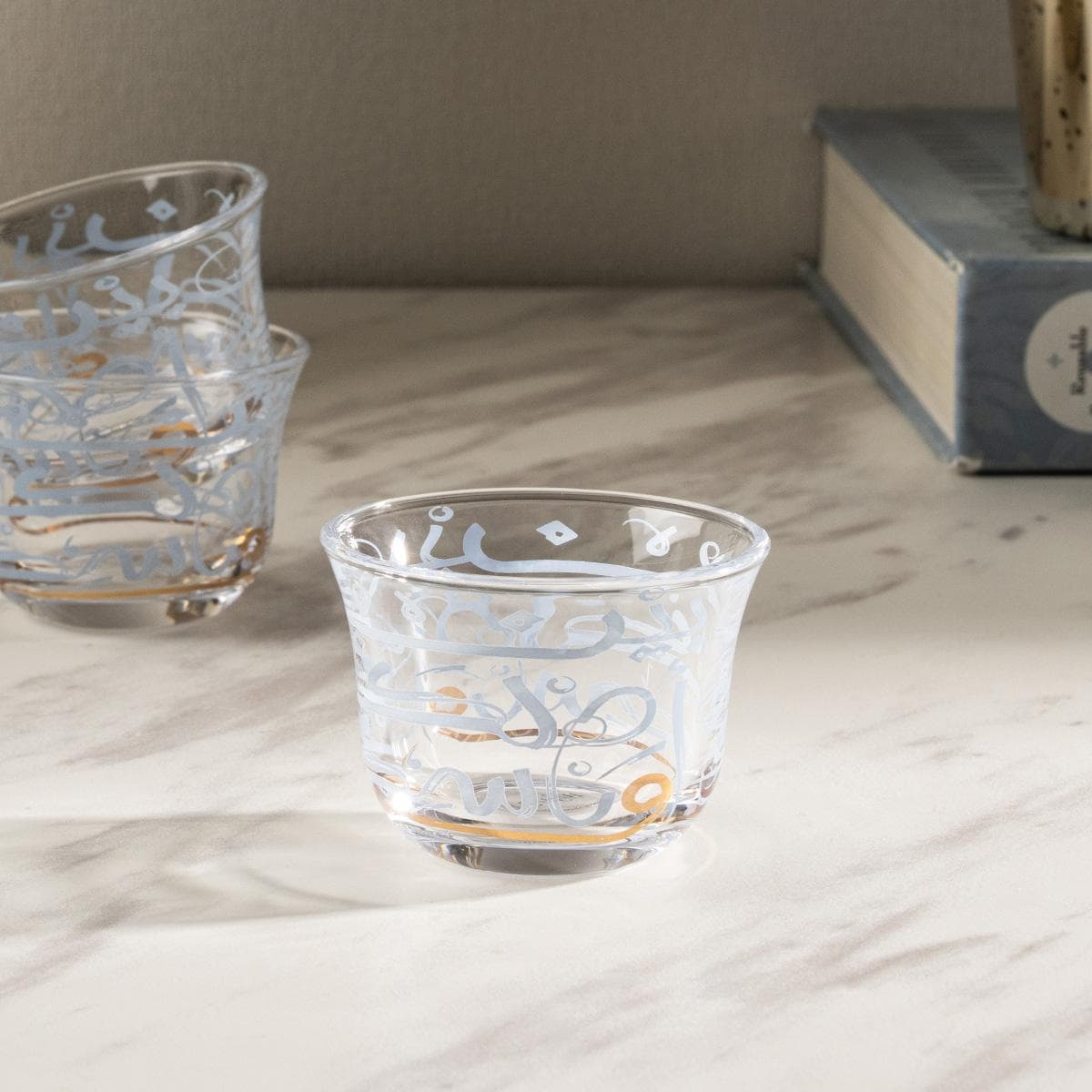 طقم فناجين قهوة ناسِك أزرق 6 قطع