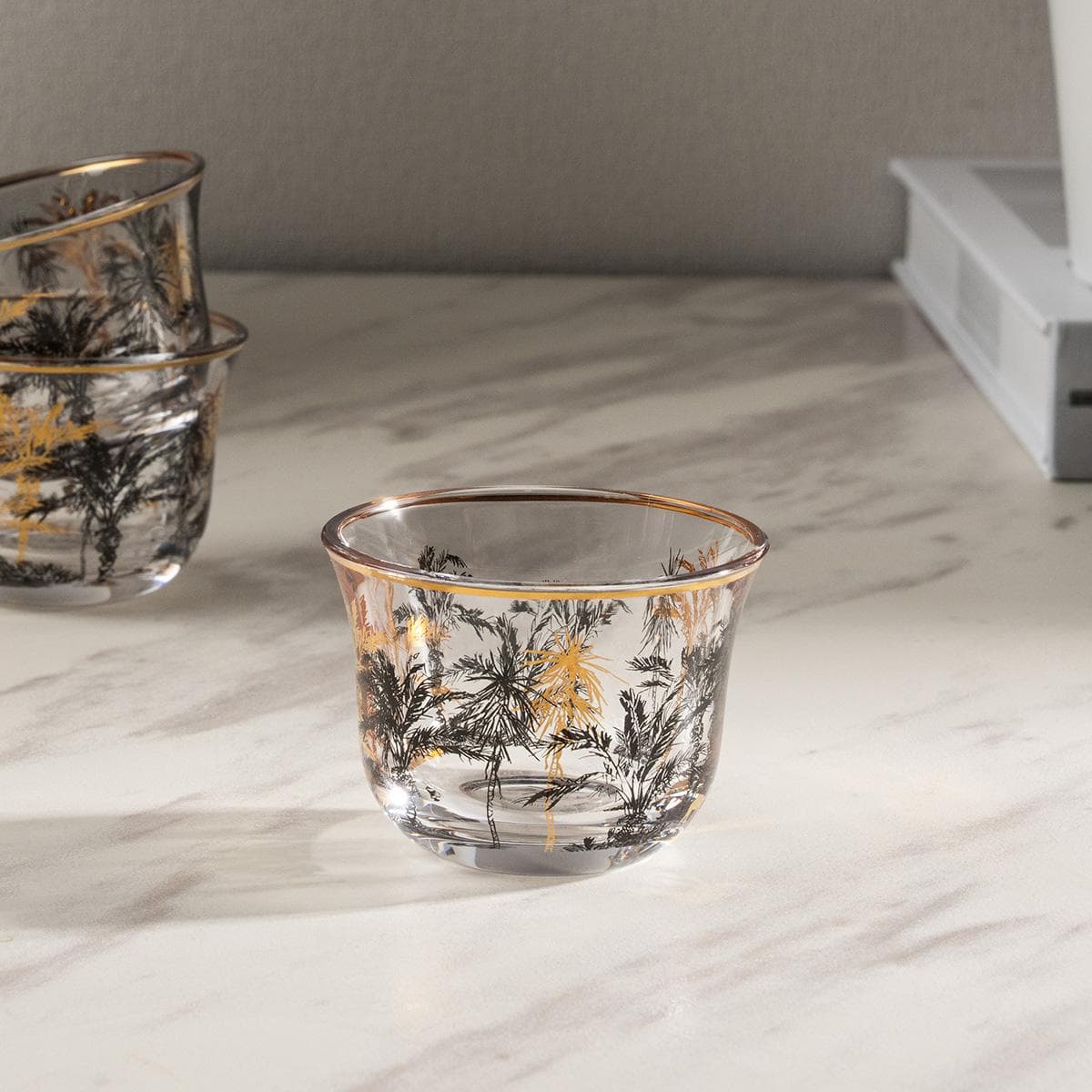 طقم فناجين قهوة فاسيلة أسود 6 قطع