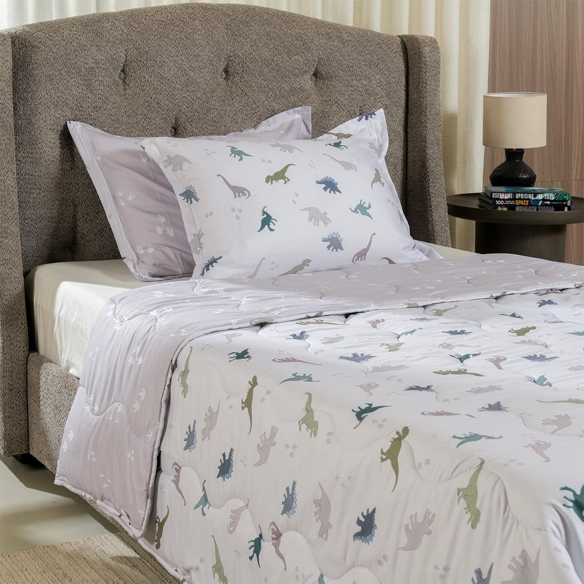 Dino Comforter Set 3Pcs Multicolor 180X220 cm