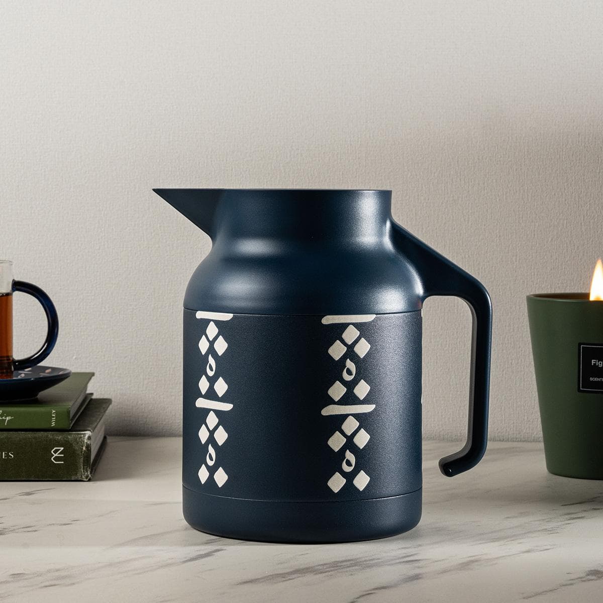 مطّارة شاي لاينز كحلي 1.5 لتر