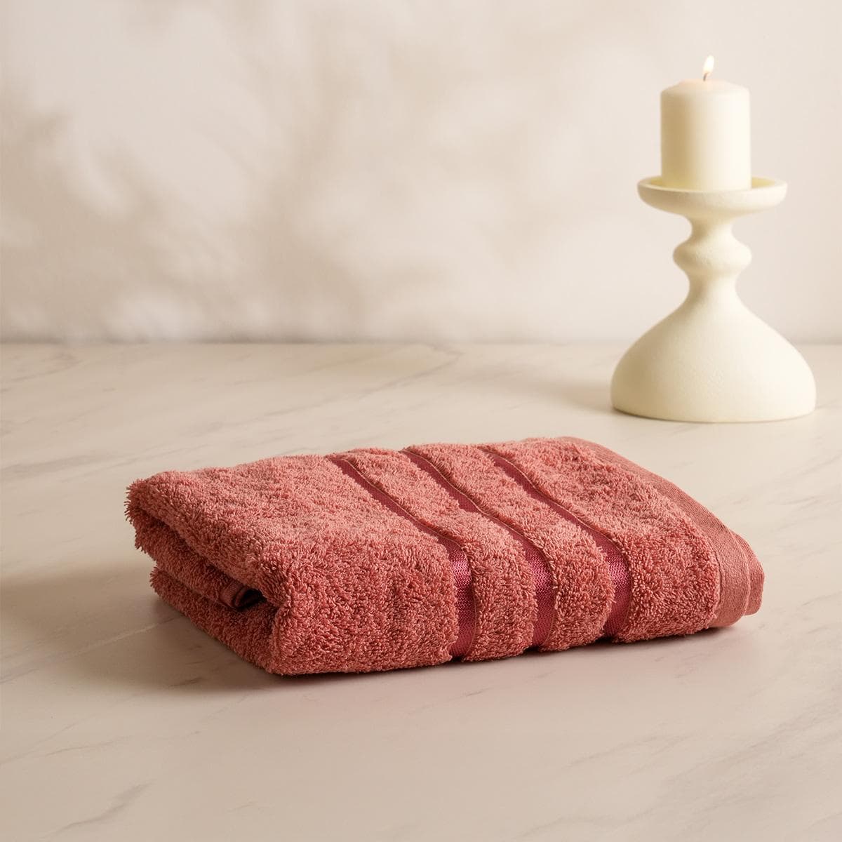 Lifestyle Plain Hand Towel Old Rose 50X100 cm