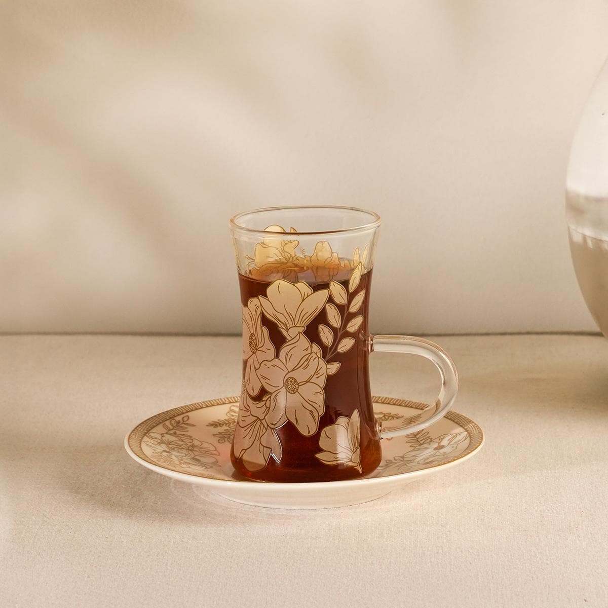 Cici New Bone Istikana Set 6Pcs Beige