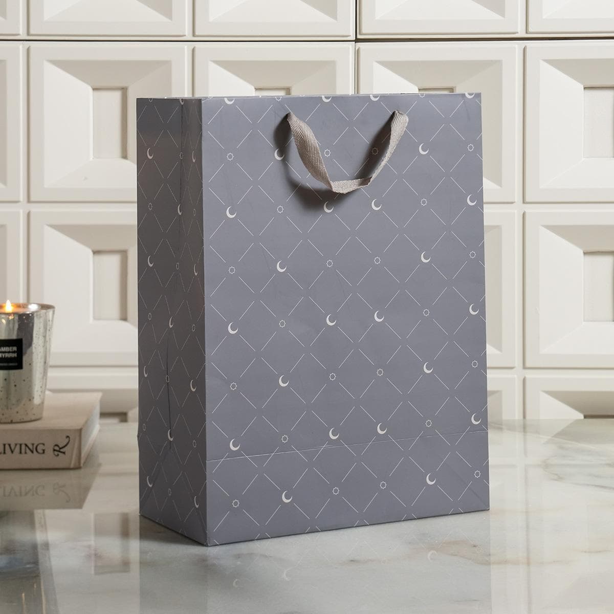 Anwar Gift Bag Grey 30X15X40 cm