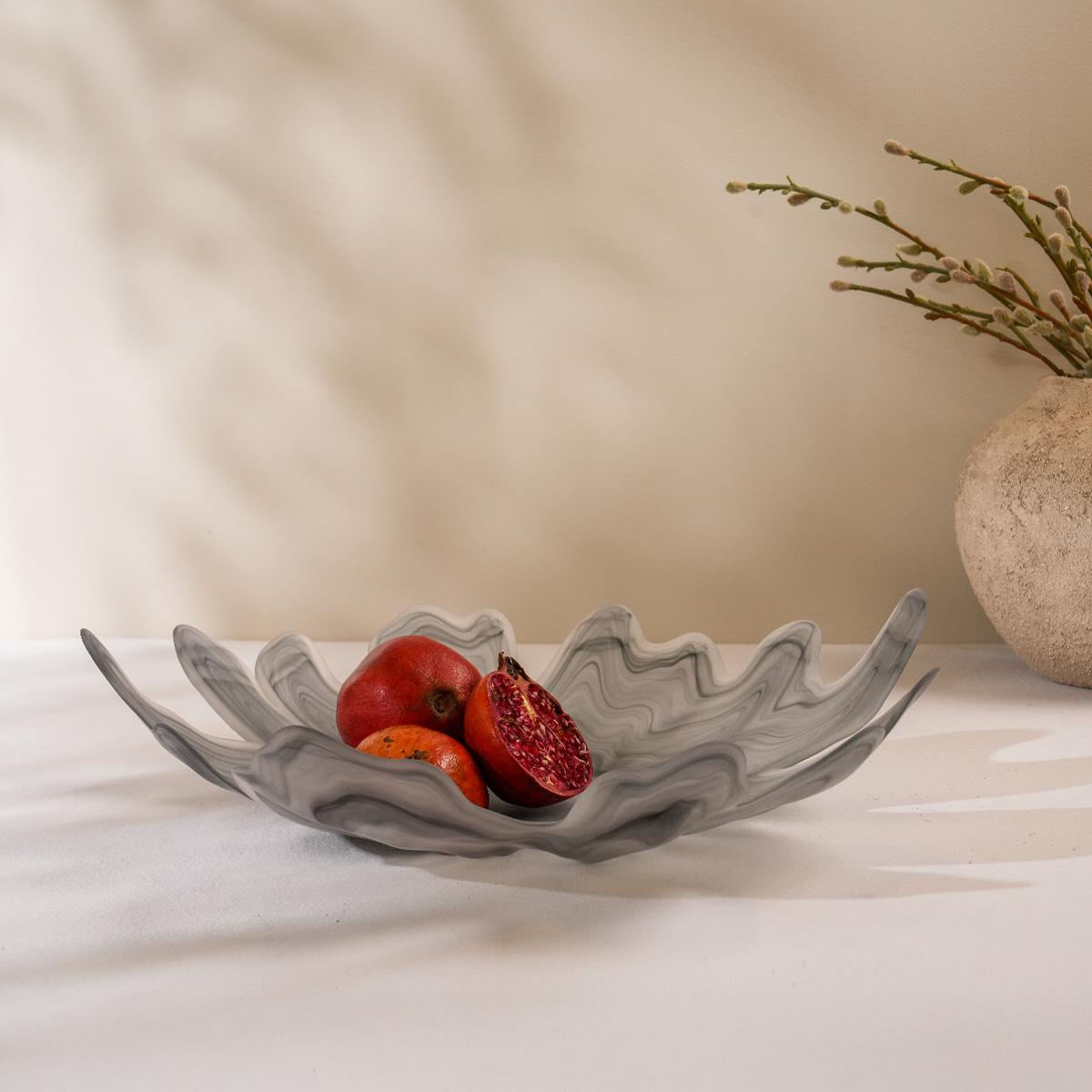 Foggy Serving Plate Grey 42X10.3 cm