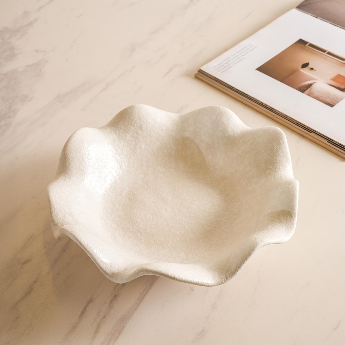 Jana Deco Plate White 29X29X9 cm