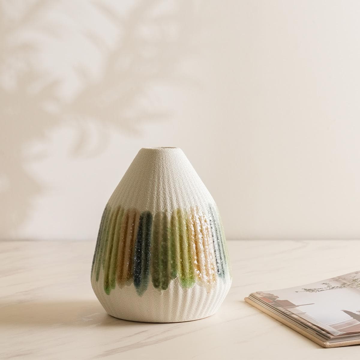 مزهرية راينبو متعددة الألوان 17.2×17.2×20.2 سم