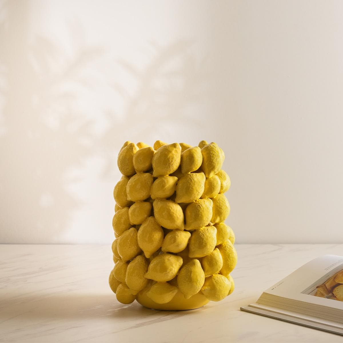 Limon Vase Yellow 20.4X20.4X26.3 cm