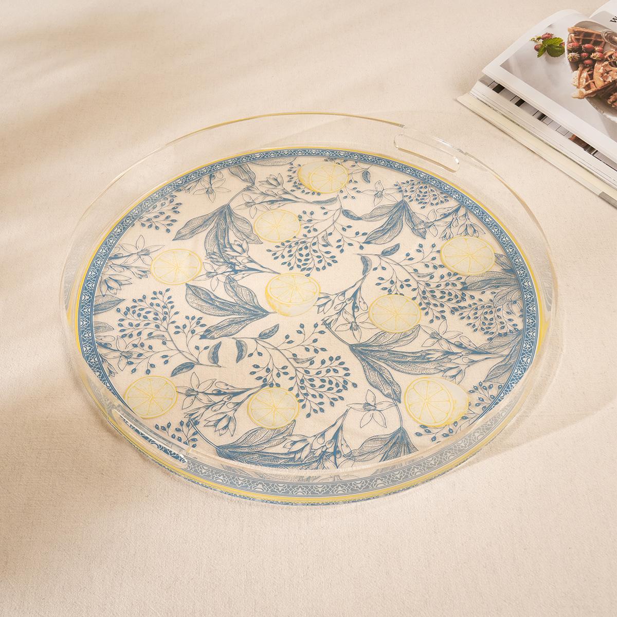 Limon Acrylic Tray Blue 45X4.5 cm