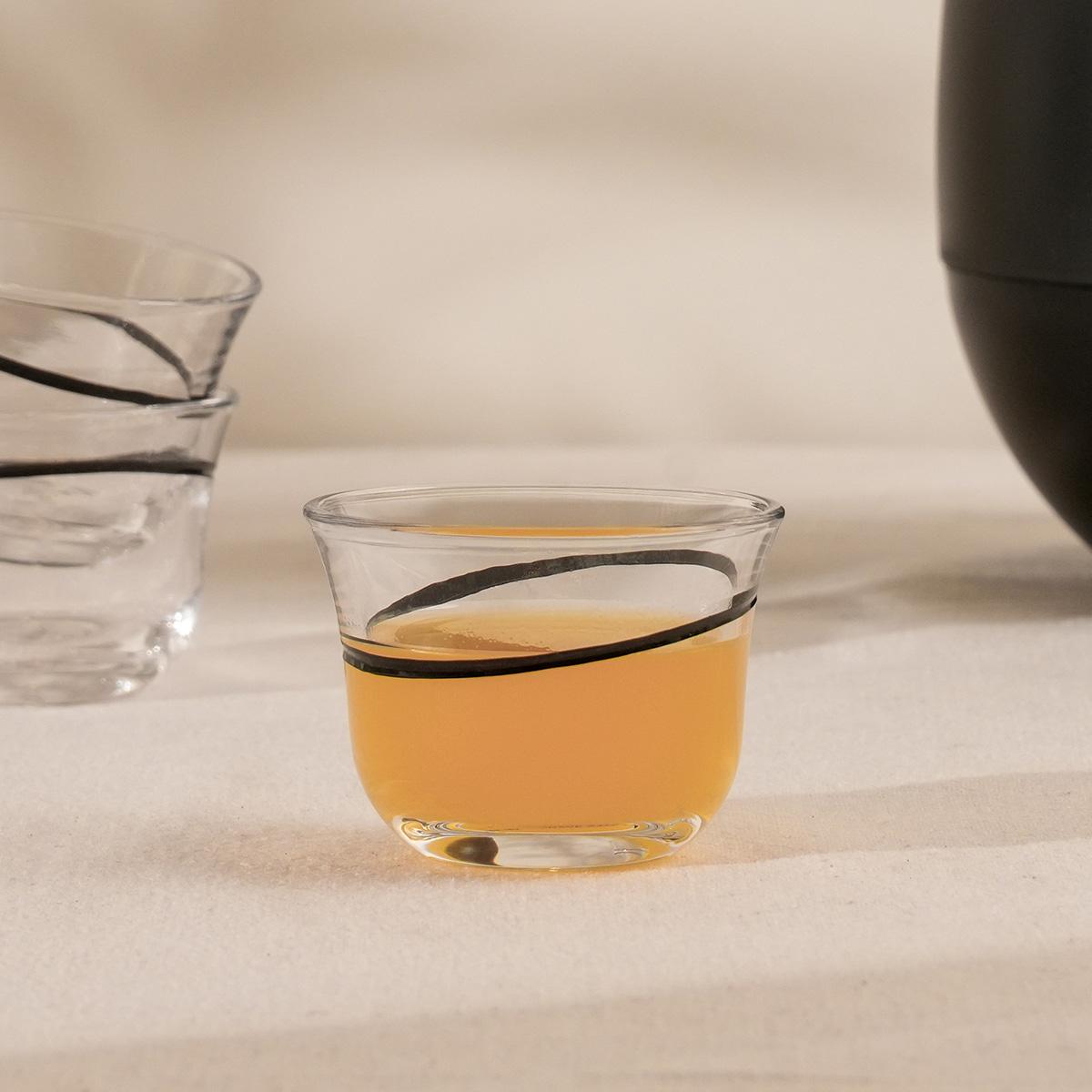Rings Gahwa Cup Set 6Pcs Black