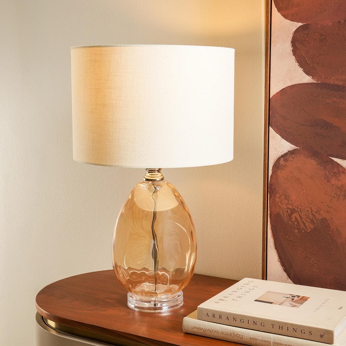 Cham Table Lamp Beige 58 cm