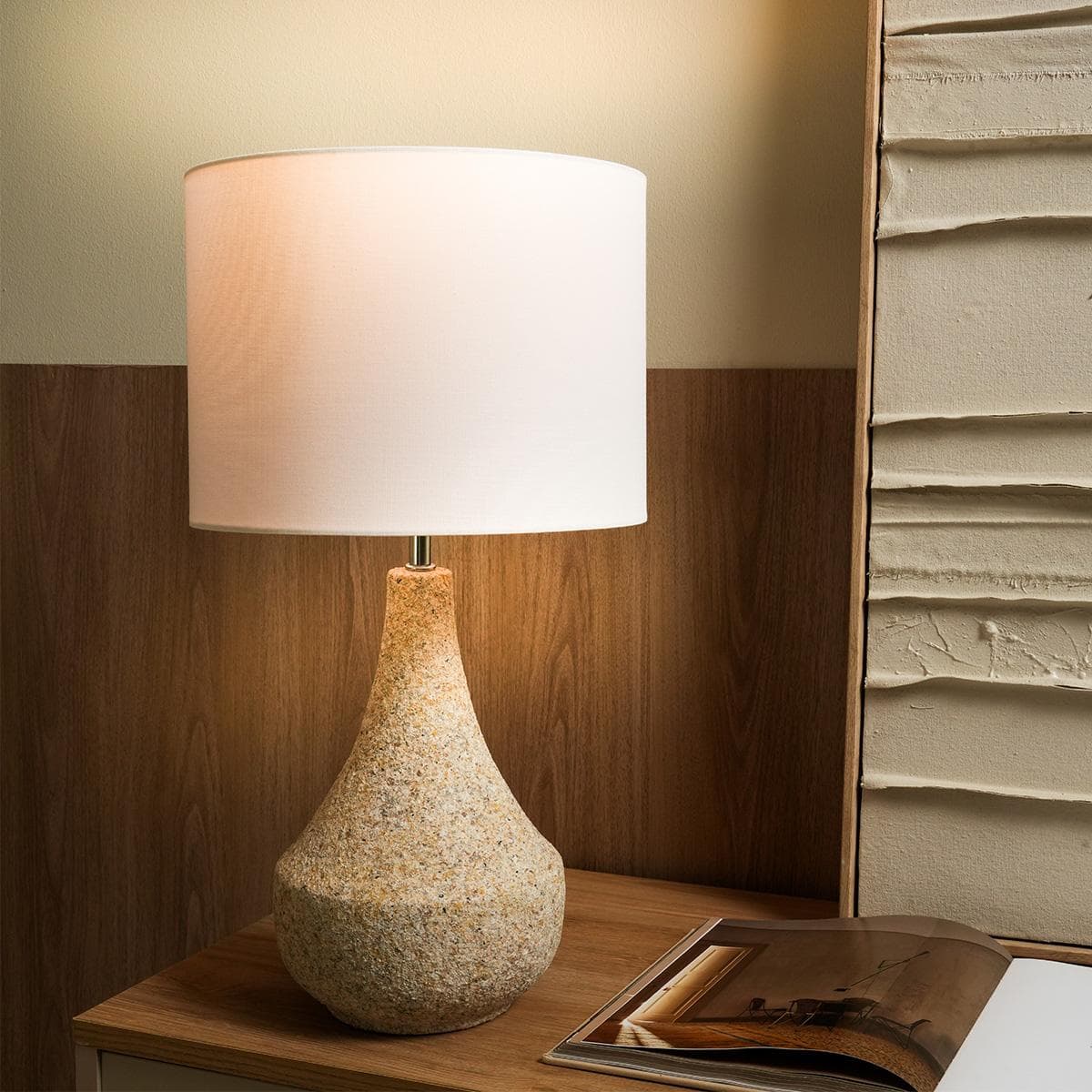 Pico Table Lamp White 54 cm