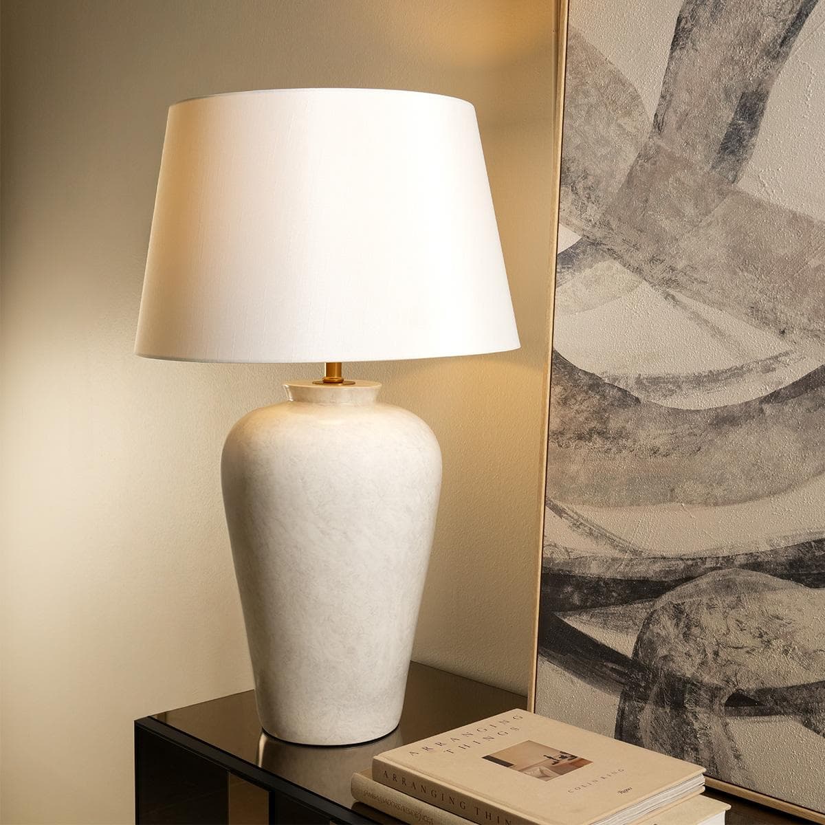 Nestor Table Lamp White 80 cm