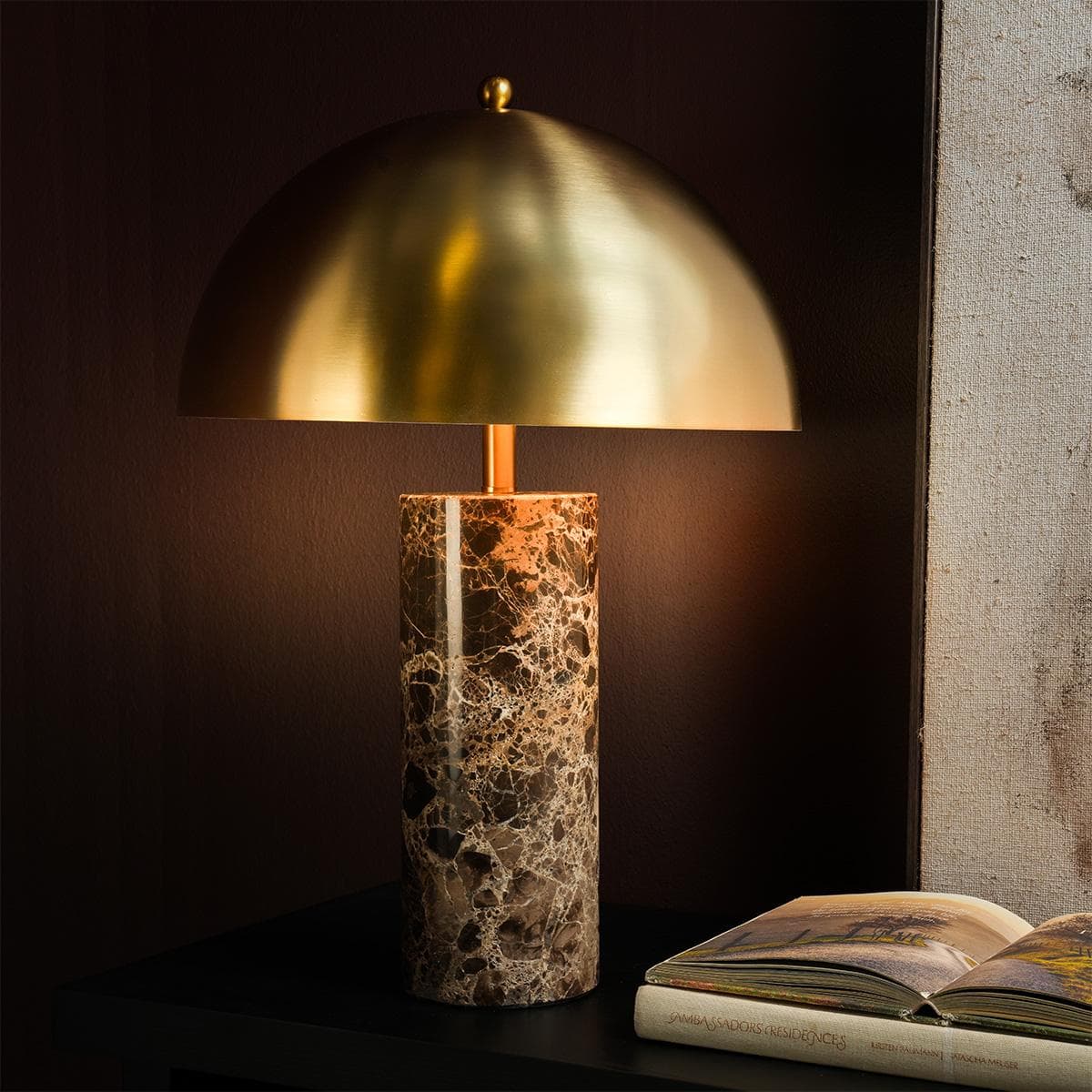 Meta Table Lamp Gold 59 cm