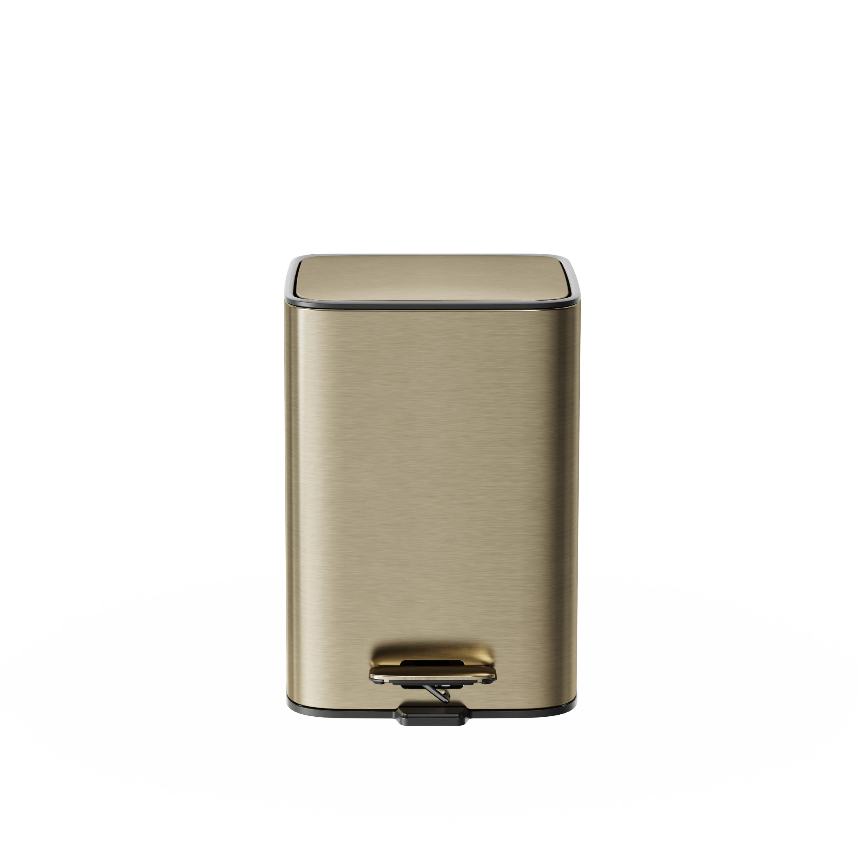 Guard 5L Waste Bin Gold 24X20.5X29 cm