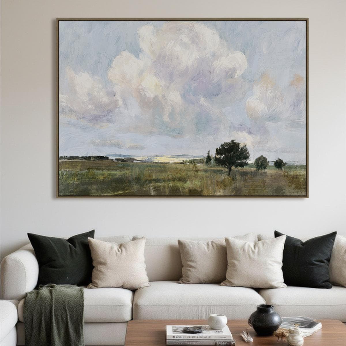 Landscape Framed Art Multicolor 80X120 cm